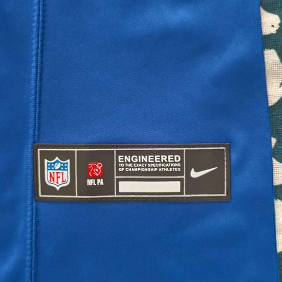 Malik Nabers New York Giants Blue Nike Jersey #9 - Picture 8 of 8